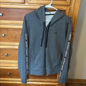 Under Armour Charcoal Full-Zip Hoodie